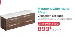 Bath Depot Meuble-lavabo mural 60 po Collection Essence offer
