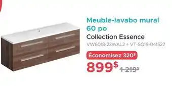 Bath Depot Meuble-lavabo mural 60 po Collection Essence offer