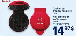 Walmart Starfrit Mini Pancake and Waffle Makers offer