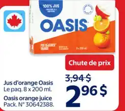 Walmart Oasis orange juice offer