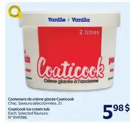 Walmart Coaticook Ice Cream Tub offer