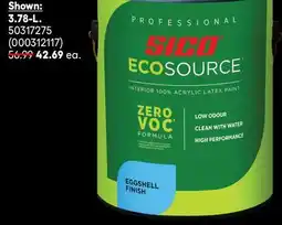 RONA SICO Ecosource interior paint, 3.78-L offer
