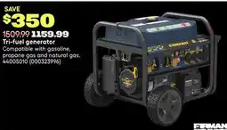 RONA Tri-fuel generator offer