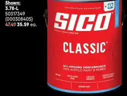 RONA 3.78-L SICO Classic interior paint offer