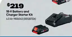 RONA 18-V Battery Charger Starter Kit offer