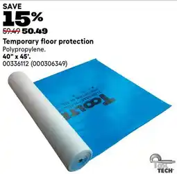RONA Temporary floor protection 40 x 45' offer