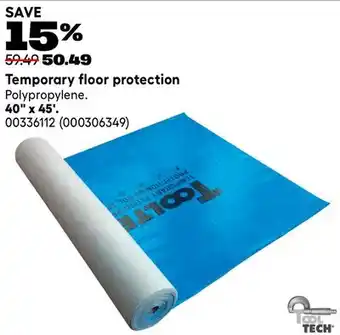RONA Temporary floor protection 40 x 45' offer