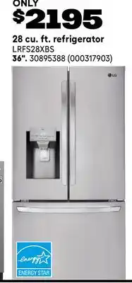 RONA 28 cu. ft. refrigerator offer