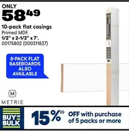 RONA METRIE 10-pack flat casings offer