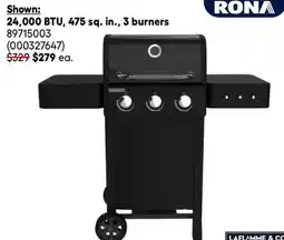 RONA LAFLAMME&CO. propane barbecues offer