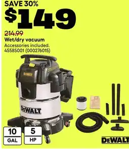 RONA Wet/dry vacuum offer