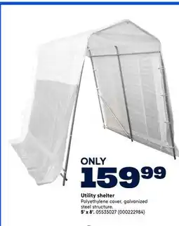 RONA Utility shelter offer