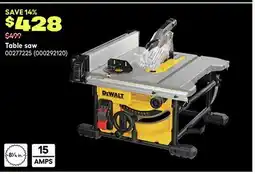 RONA Table saw offer