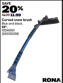 RONA Curved snow brush offer