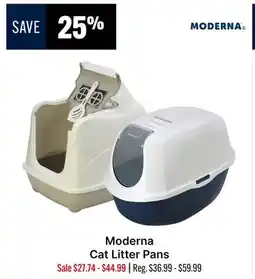 Ren’s Pets Depot Moderna Cat Litter Pans offer