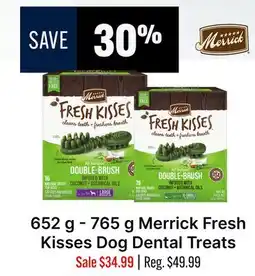 Ren’s Pets Depot Merrick Fresh Kisses Dog Dental Treats offer