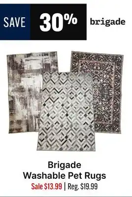 Ren’s Pets Depot Brigade Washable Pet Rugs offer