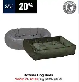 Ren’s Pets Depot Bowser Dog Beds offer