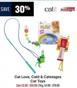 Ren’s Pets Depot Cat Love, Catit & Catstages Cat Toys offer