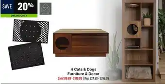Ren’s Pets Depot 4 Cats & Dogs Furniture & Decor offer