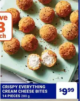 M & M Food Market CRISPY EVERYTHING CREAM CHEESE BITES 14 PIECES offer