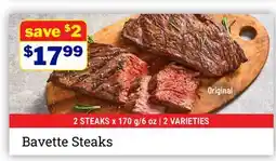 M & M Food Market Bavette Steaks offer