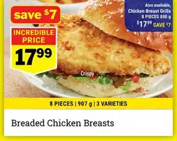 M & M Food Market Breaded Chicken Breasts offer