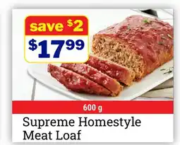 M & M Food Market Supreme Homestyle Meat Loaf offer