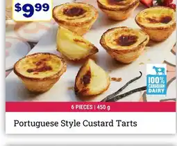 M & M Food Market Portuguese Style Custard Tarts offer