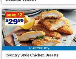 M & M Food Market Country Style Chicken Breasts offer