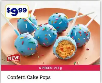 M & M Food Market Confetti Cake Pops offer