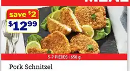 M & M Food Market Pork Schnitzel offer