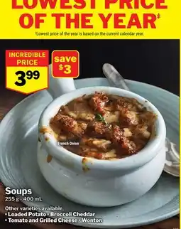M & M Food Market Soups offer
