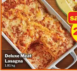 M & M Food Market Deluxe Meat Lasagna offer