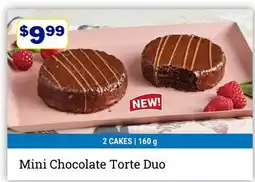 M & M Food Market Mini Chocolate Torte Duo offer