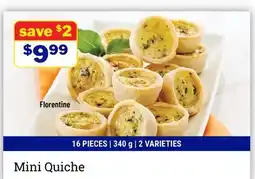 M & M Food Market Mini Quiche offer