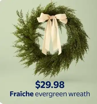 Fraîche evergreen wreath