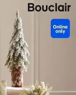 Walmart Bouclair snowy Christmas tree offer