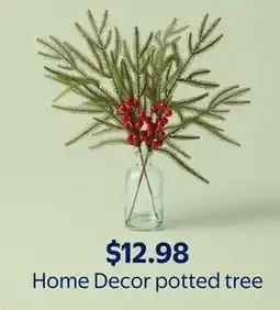 Walmart Home Decor potted tree offer