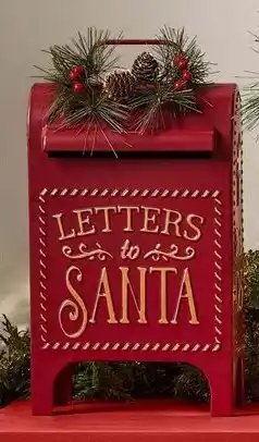 Walmart Home decor Santa mailbox offer