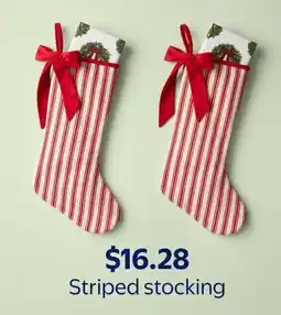Walmart Striped stocking offer