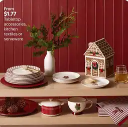 Walmart Tabletop accessories, kitchen textiles or serveware offer
