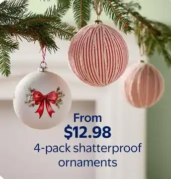 Shatterproof ornaments