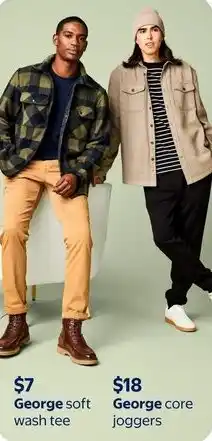 Walmart George soft wash tee offer