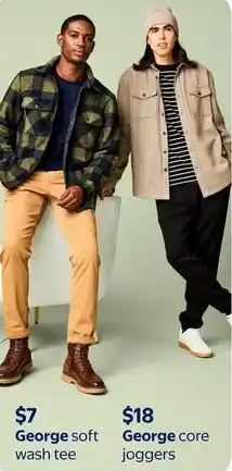 Walmart George core joggers offer