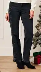 Walmart George rhinestone embellished denim pants offer