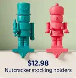 Walmart Nutcracker stocking holders offer