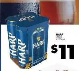 Real Canadian Liquorstore Harp Lager offer