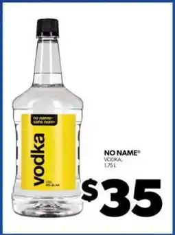 Real Canadian Liquorstore NO NAME Vodka offer