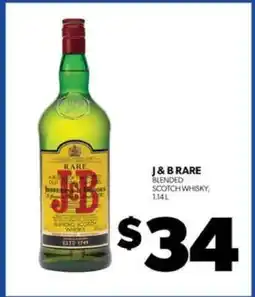 Real Canadian Liquorstore J & B Rare offer
